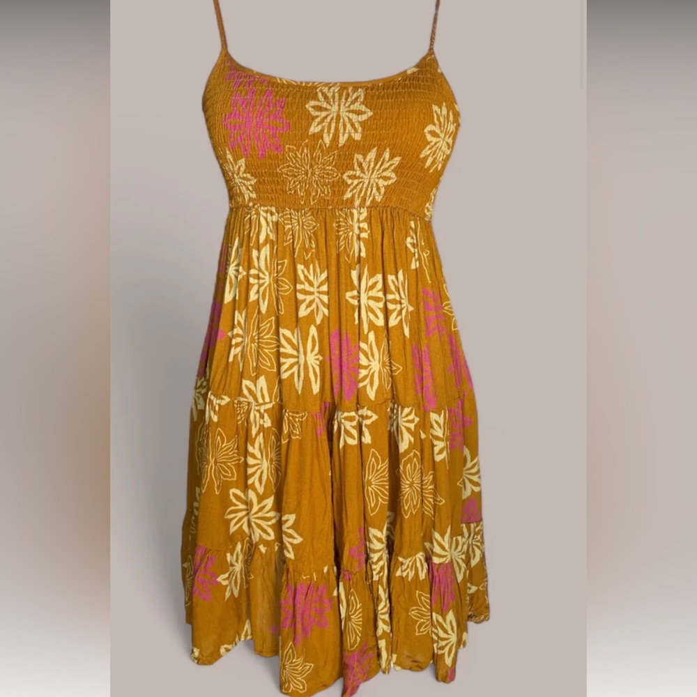 Hana Tiered Dress - Tumeric